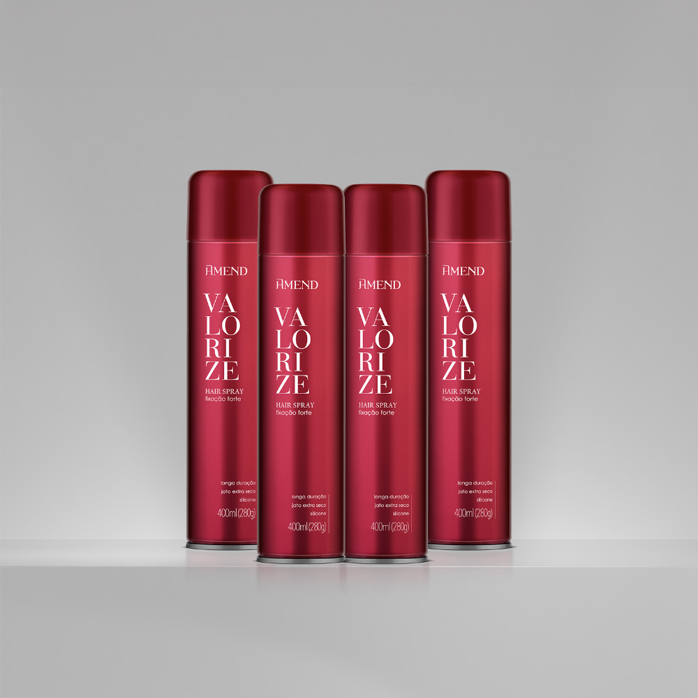 Kit Hair Spray Amend Valorize forte 400ML | 4 produtos image number 1